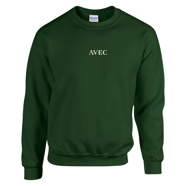 Emerald green crew neck sweatshirt hot sale